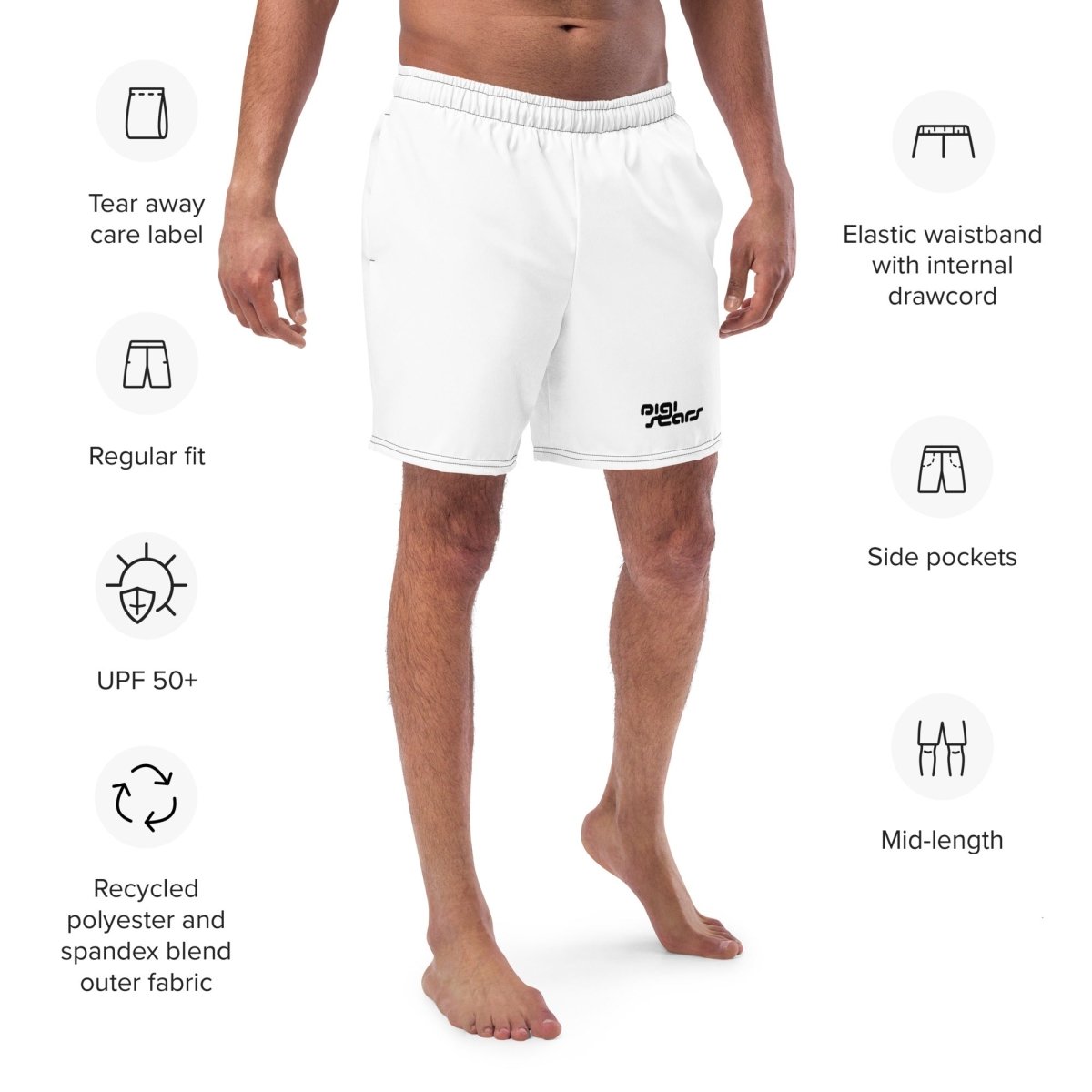 Men's swim trunks - digistars