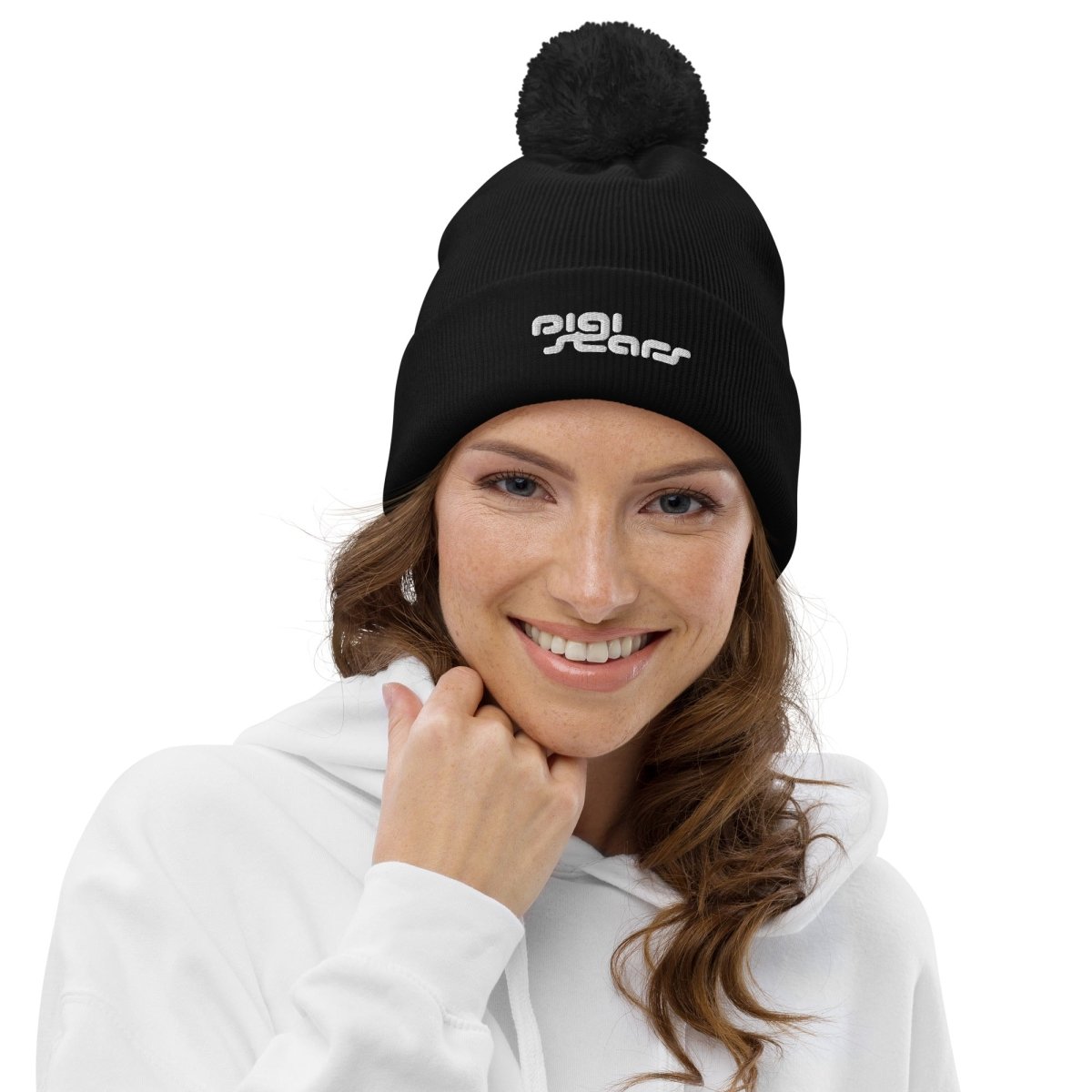 Pom pom beanie - digistars