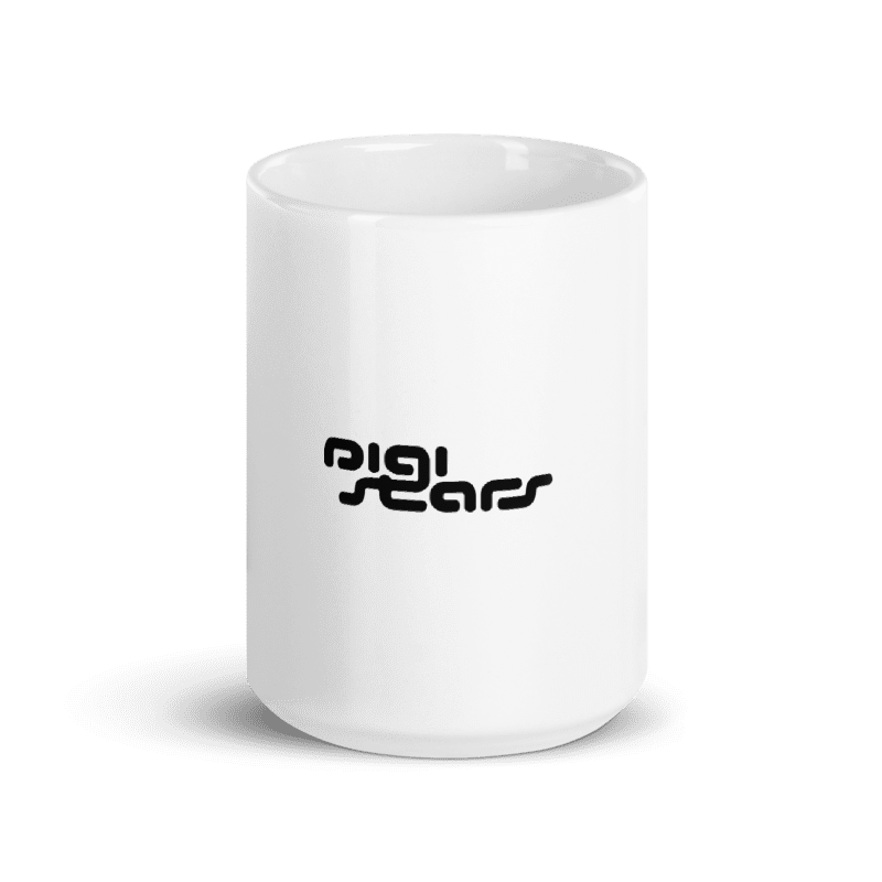 White glossy mug - DIGISTARS